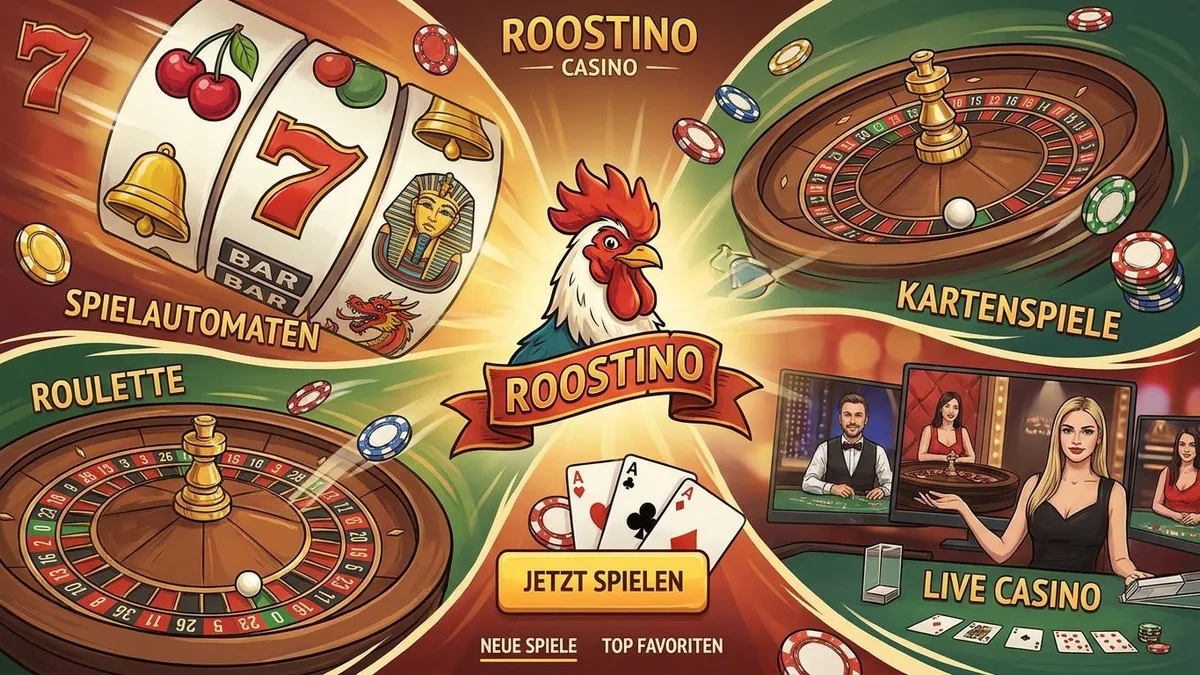 Casino-Spiele bei Roostino